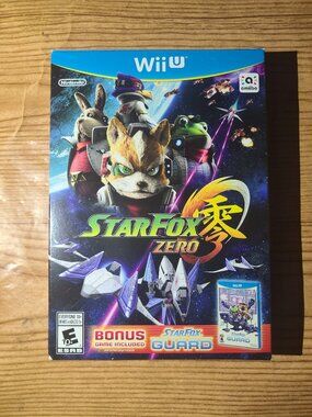 Star Fox Zero Nintendo Wii U Game w/ Bonus Game